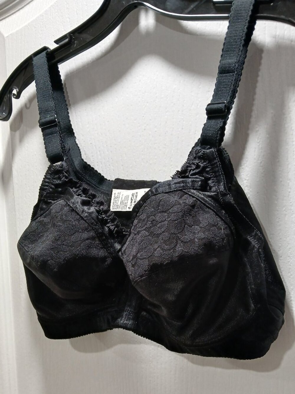 Two Warner's Black Lace Bra, 44C, Like New, Bundle for